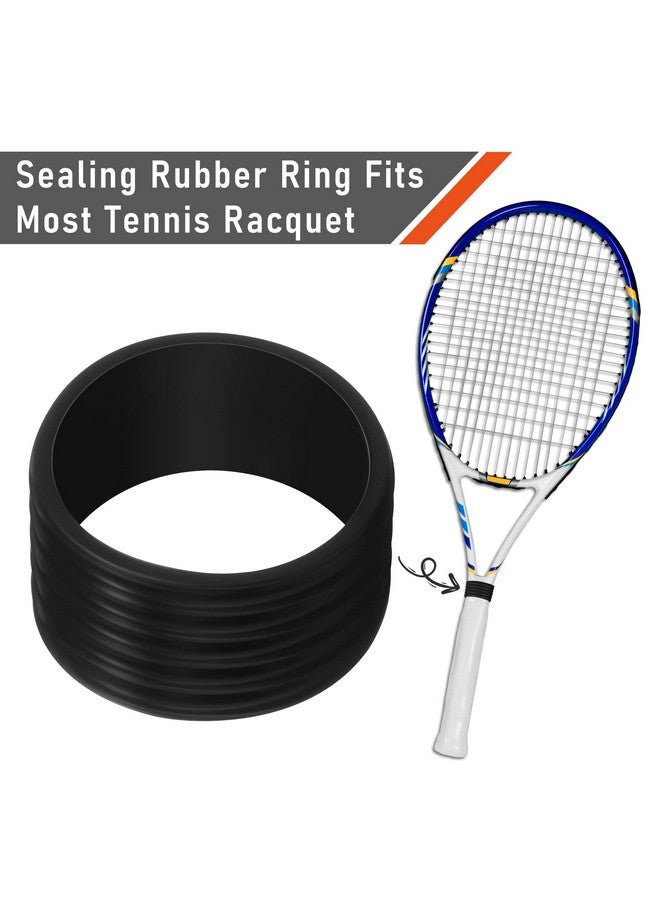 Leitee 10 Pcs Tennis Racket Silicone Racquet Grip Ring Racket Band Non Slip Racket Rubber Ring Absorbent Overgrip In Place For Racquetball Badminton Squash Baseball Bat Handle - Image 4