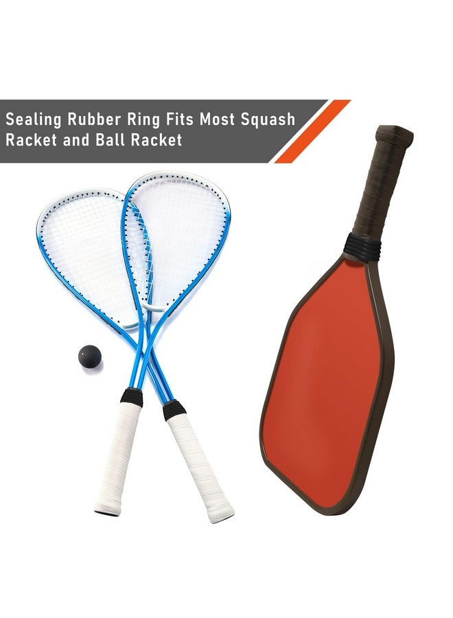 Leitee 10 Pcs Tennis Racket Silicone Racquet Grip Ring Racket Band Non Slip Racket Rubber Ring Absorbent Overgrip In Place For Racquetball Badminton Squash Baseball Bat Handle - Image 5