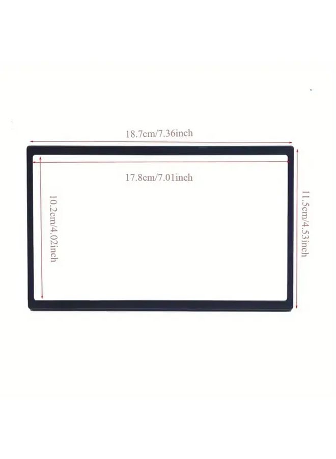 Black 2 Din 100 Mm Car Radio Frame Installation Kit For MP5 Player - Image 2