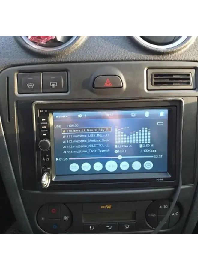 Black 2 Din 100 Mm Car Radio Frame Installation Kit For MP5 Player - Image 3