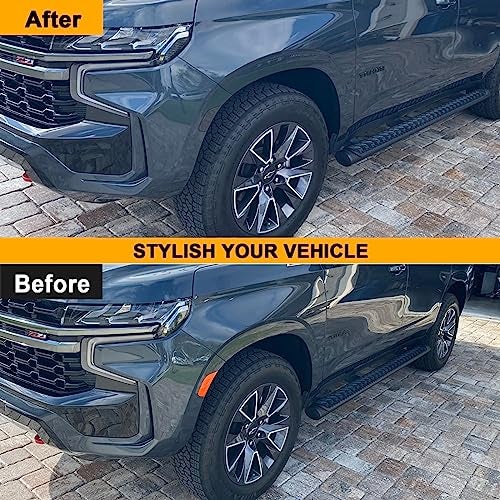 Mynoway Smoked Lens LED Side Marker Lamp Compatible with 2021-2024 Yukon/Yukon Denali/Yukon XL/Tahoe/Escalade/Suburban/Escalade ESV Driver Passenger Sidemarkers Lamp White Front Fender Lights - Image 3