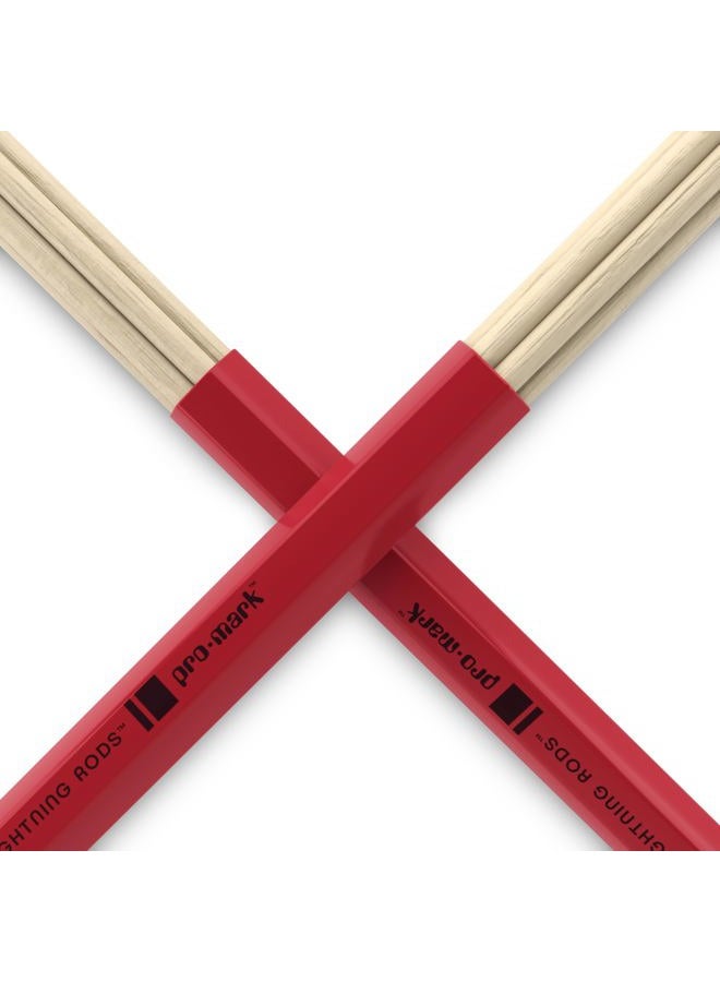 ProMark Pro Mark L-RODS Lightning Rods Birch Dowel Drumsticks - Image 4