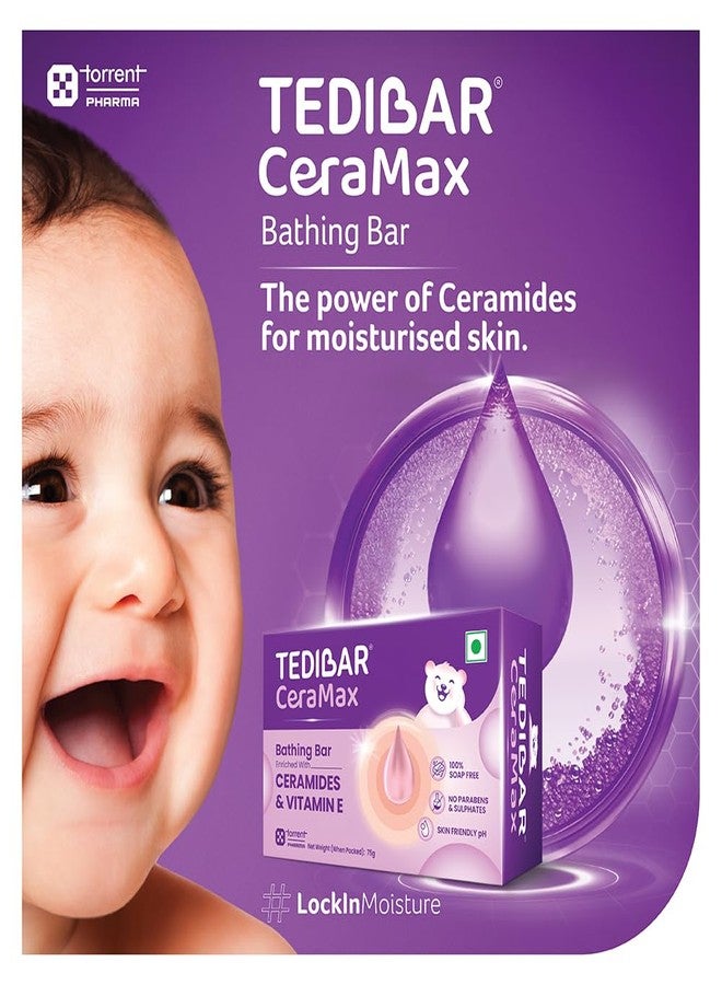Tedibar Ceramax Bathing Bar 75g & B4 Nappi Cream Diaper Rash 75gm - Image 2