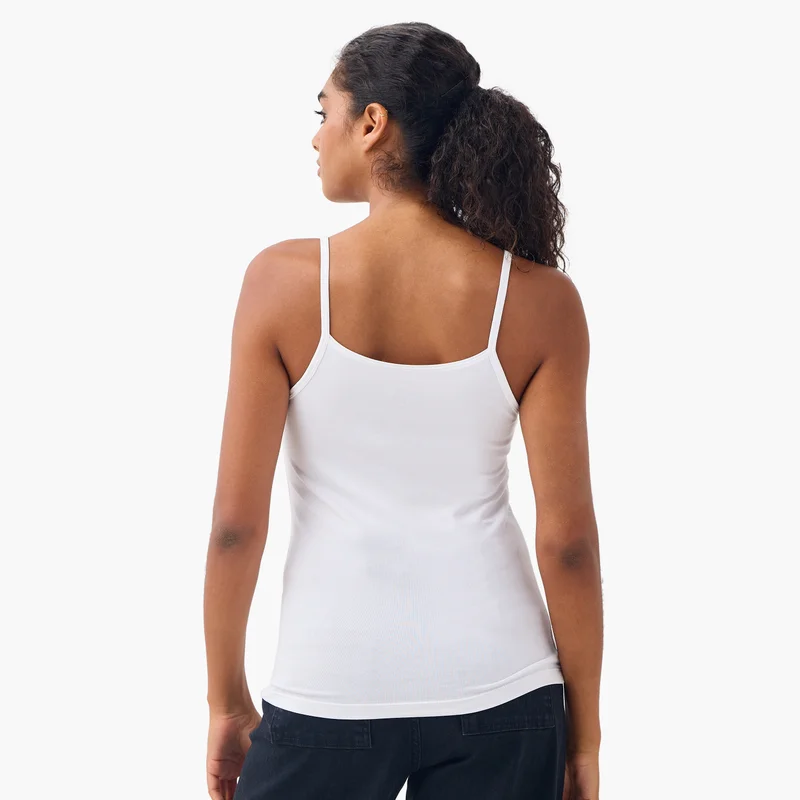 Splash FAV Set of 2 -  Scoop Neck Camisole with Spaghetti Straps