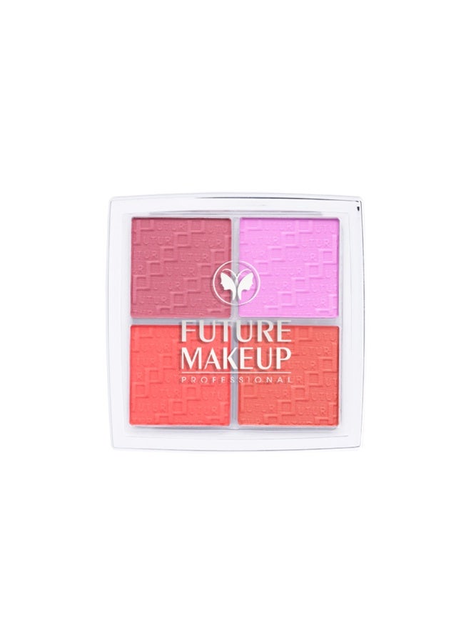 Future Makeup 4 Color Blush - Image 2