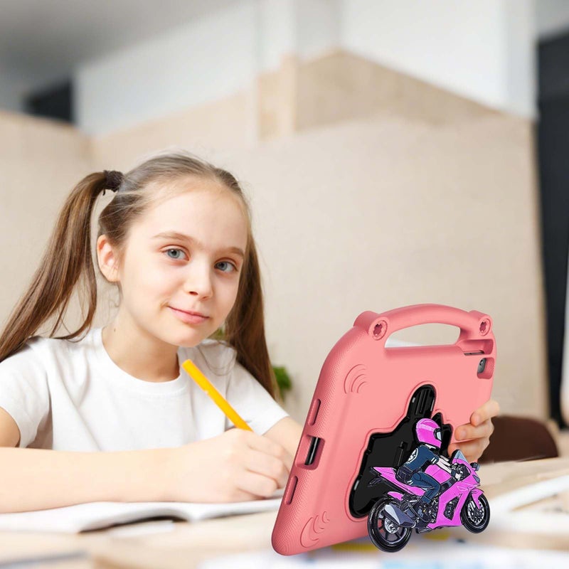 Eva Foam Protective Case for Tablet, Pink Kids Friendly Washable Cover with Built in Stand, Compatible with iOS Air 1 2 Pro 9 7 8 9 and More - Image 5