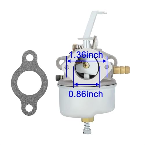Savior 632272 Carburetor with Gasket for Tecumseh H30 H50 H60 HH60 632230 632631 631067 632235 631867 632019A 632019 631828 632076 631067A 5HP 6HP Carb Kit Troy-Bilt Hose Tiller Engine Parts - Image 2