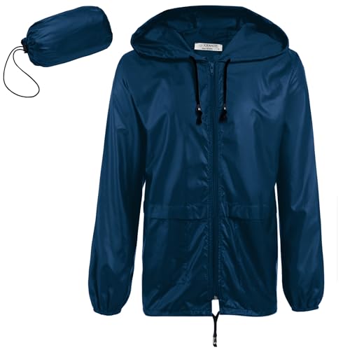 COOFANDY Golf Rain Jackets for Men Waterproof Breathable Packable Rain Shell Men - Image 1