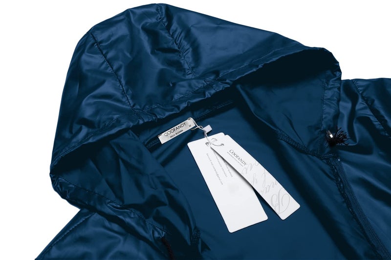 COOFANDY Golf Rain Jackets for Men Waterproof Breathable Packable Rain Shell Men - Image 4
