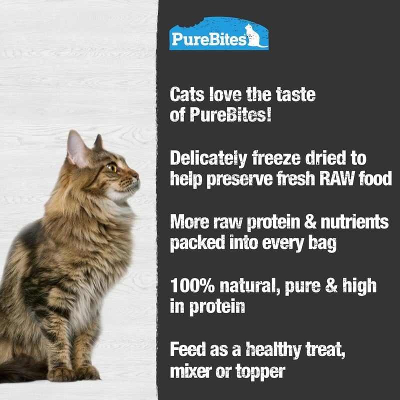 PureBites Tuna Freeze Dried Cat Treats, 0.88Oz | 25G - Value Size - Image 5