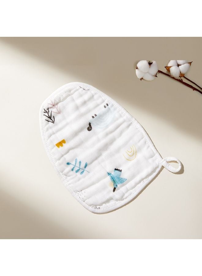 كوني أمًا أفضل مناشف أطفال على شكل قواقع بتصميم حيوان رائع من القطن العضوي الطبيعي منشفة أطفال ناعمة لحديثي الولادة للبشرة الحساسة 22 × 16 سم - Image 1