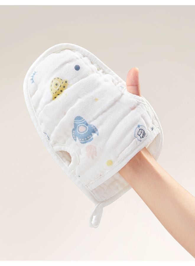 كوني أمًا أفضل مناشف أطفال على شكل قواقع بتصميم حيوان رائع من القطن العضوي الطبيعي منشفة أطفال ناعمة لحديثي الولادة للبشرة الحساسة 22 × 16 سم - Image 4
