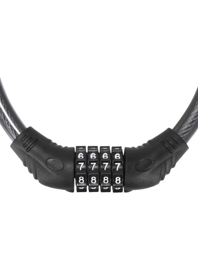 Forever Bicycle Combination Lock, Cycling Equipment Accessory, Anti-Theft Portable Lock, Electric Bike Motorcycle Helmet Lock, Circular Lock - Image 3