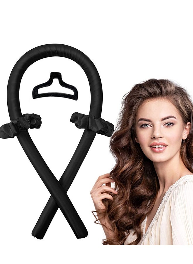 GUSGU Heatless Hair Curling Rod Headband for Long Hair, Heatless Curler No Heat Curls Ribbon with Hair Clips and Scrunchie, Sleeping Curls Silk Ribbon Hair Roller for Women Long Hair Styling Tools  - Image 1