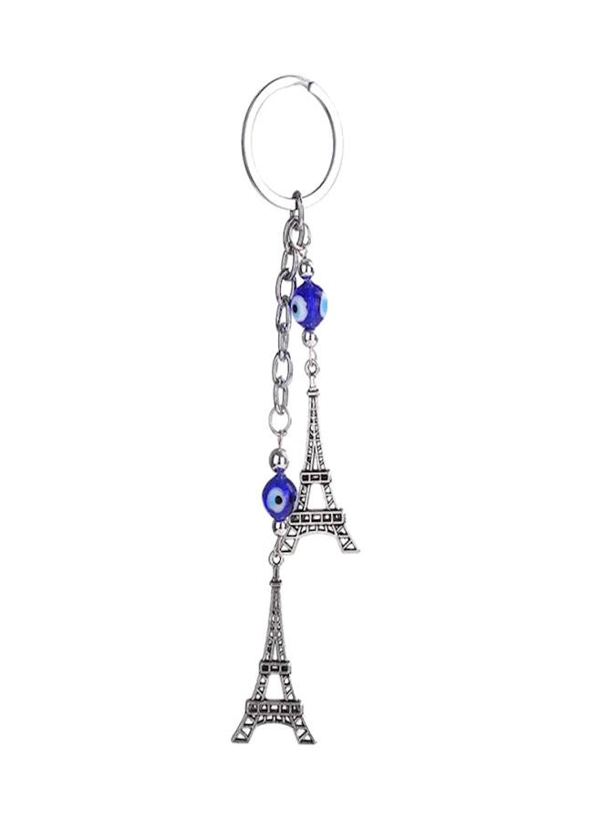 نيبمينينت سلسلة مفاتيح عصرية صغيرة معدنية بتصميم برج إيفل