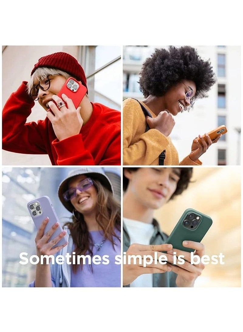 Silicone Case Cover Full Covered Anti Scratch Shockproof  For Apple iPhone 16 Pro Max 6.9 (Desert) - Image 4