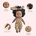 Nice2you Black Baby Doll in Take Along Backpack Carrier 10in American African Girl Doll for Toddlers and Kids Aged 13 2 4 5 Year Old Backpack for Baby Doll Accessories Storage - Image 3