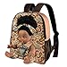 Nice2you Black Baby Doll in Take Along Backpack Carrier 10in American African Girl Doll for Toddlers and Kids Aged 13 2 4 5 Year Old Backpack for Baby Doll Accessories Storage - Image 2