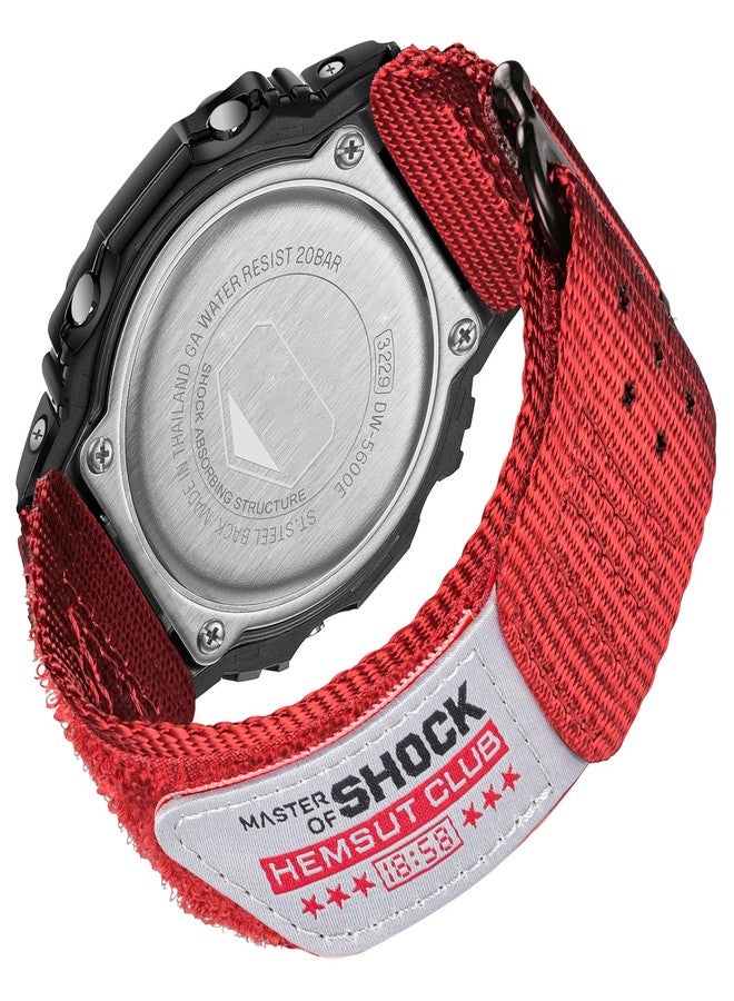 DAVILANE Replacement Watch Band Strap for Casio Mens G-Shock GA-100/110/120/135/2100,DW-5600E/5610/5700/8900,16mm Nylon Breathable Casio strap - Image 1