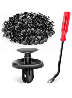 Bukela 100PCS Bumper Retainer Clips Car Plastic Rivets Fasteners Push Retainer Kit Most Popular Sizes Auto Push Pin Rivets Set -Door Trim Panel Fender Clips for GM Ford Toyota Honda Chrysler  - Image 1