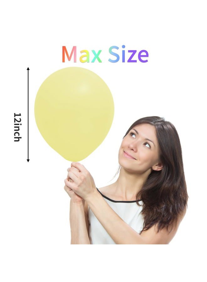 RUBFAC 120pcs Pastel Balloons Assorted Colors 12 Inches Multicolor Balloons for Kid's Birthday Baby Shower Arch Garland Decoration - Image 4