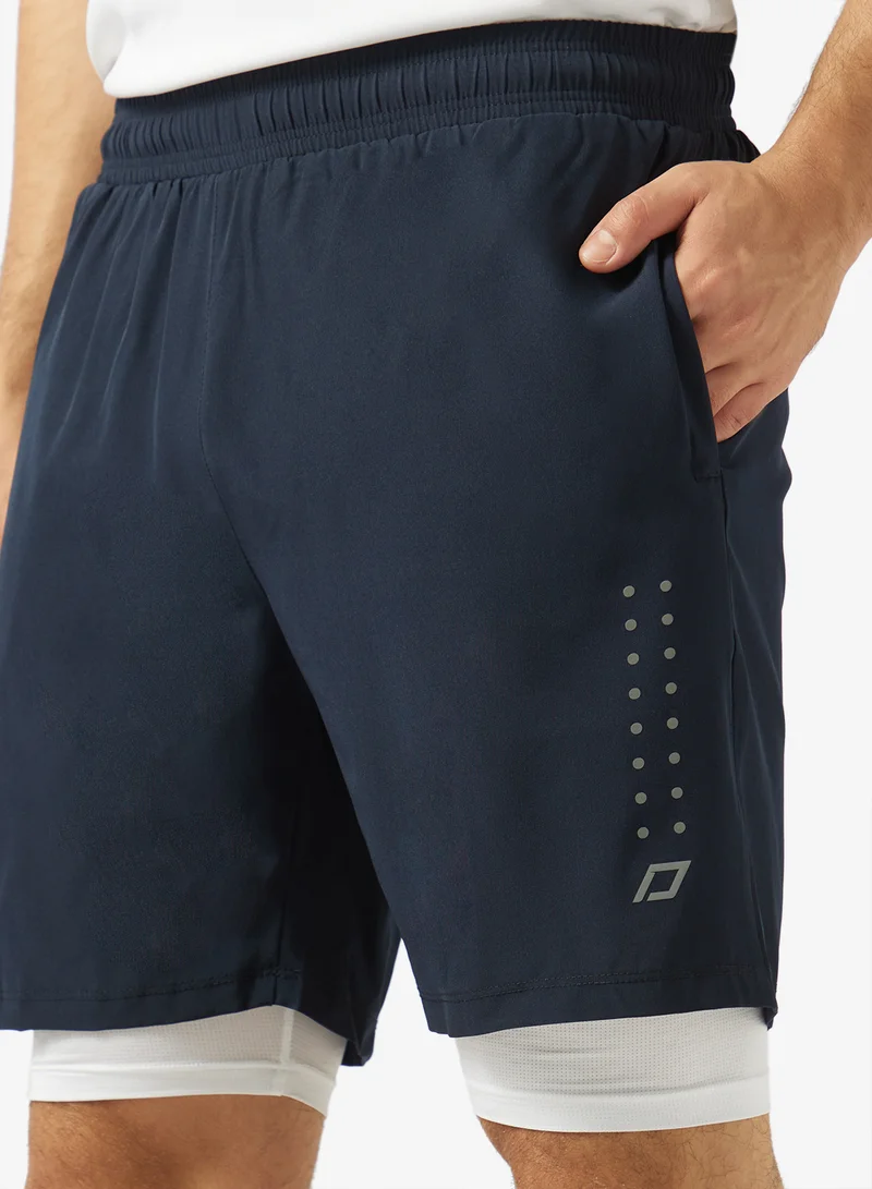 FRWD  2 in 1 shorts with decorative prints for Men | Best Price UAE