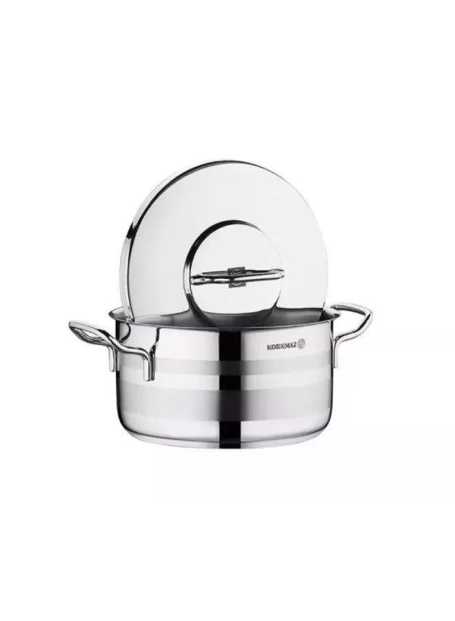 Korkmaz Astra 2 stainless steel pots, size 32 - Image 2