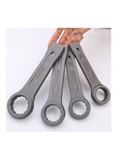 NIBEMINENT 4-Piece Single-End Straight Handle Wrench Grey  - Image 3