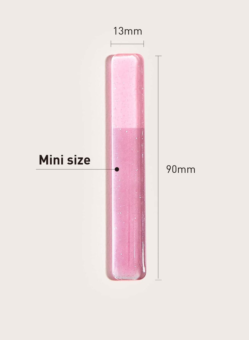 Loquat 1-Piece Magic Nano Glass Nail File Pink - Image 2