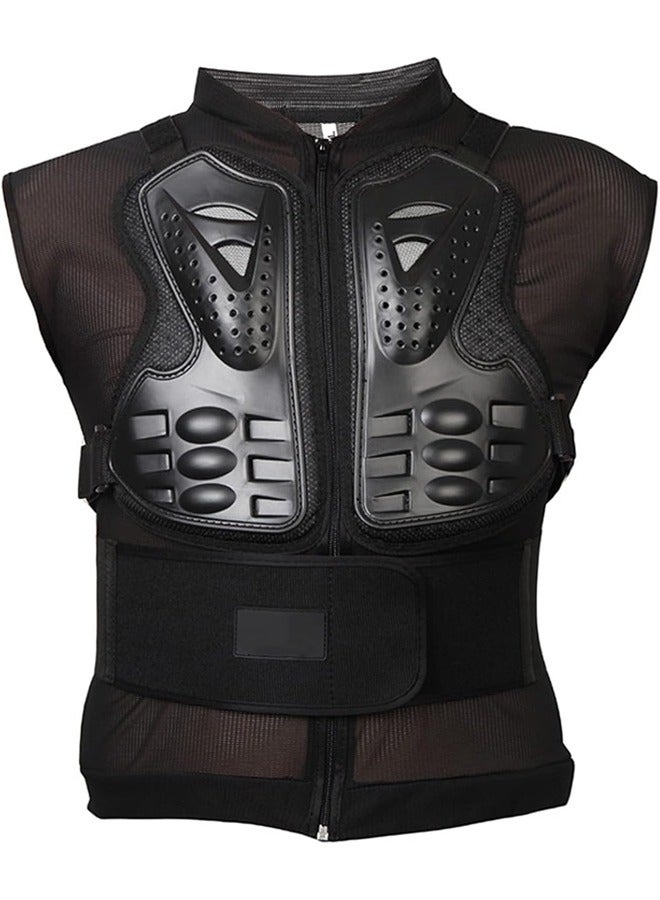 Bukela Motorcycle Racing Sleeveless Armor Adult Chest Protector Vest Protector Breathable Summer Adjustable for Off-Road Racing Dirt Bike Skating - Image 1