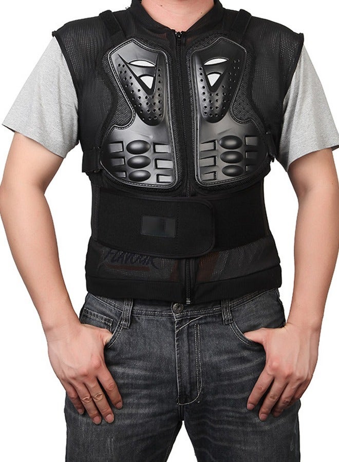 Bukela Motorcycle Racing Sleeveless Armor Adult Chest Protector Vest Protector Breathable Summer Adjustable for Off-Road Racing Dirt Bike Skating - Image 2