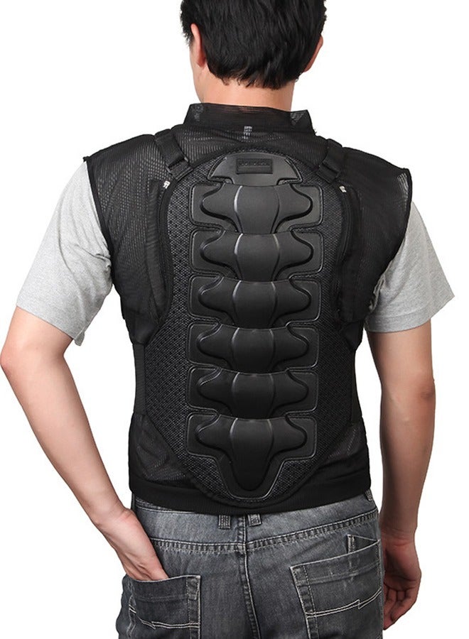 Bukela Motorcycle Racing Sleeveless Armor Adult Chest Protector Vest Protector Breathable Summer Adjustable for Off-Road Racing Dirt Bike Skating - Image 4