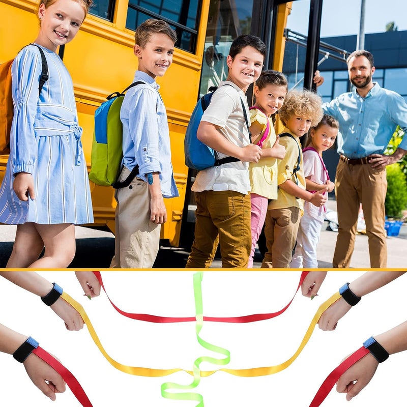 Kajaia Children Safety Walking Rope with 14 Handles  Colorful Adjustable Outdoor Safety Rope for Preschool Nursery Daycare Kindergarten School Kids  Teachers - Image 5