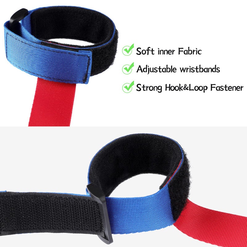 Kajaia Children Safety Walking Rope with 14 Handles  Colorful Adjustable Outdoor Safety Rope for Preschool Nursery Daycare Kindergarten School Kids  Teachers - Image 3