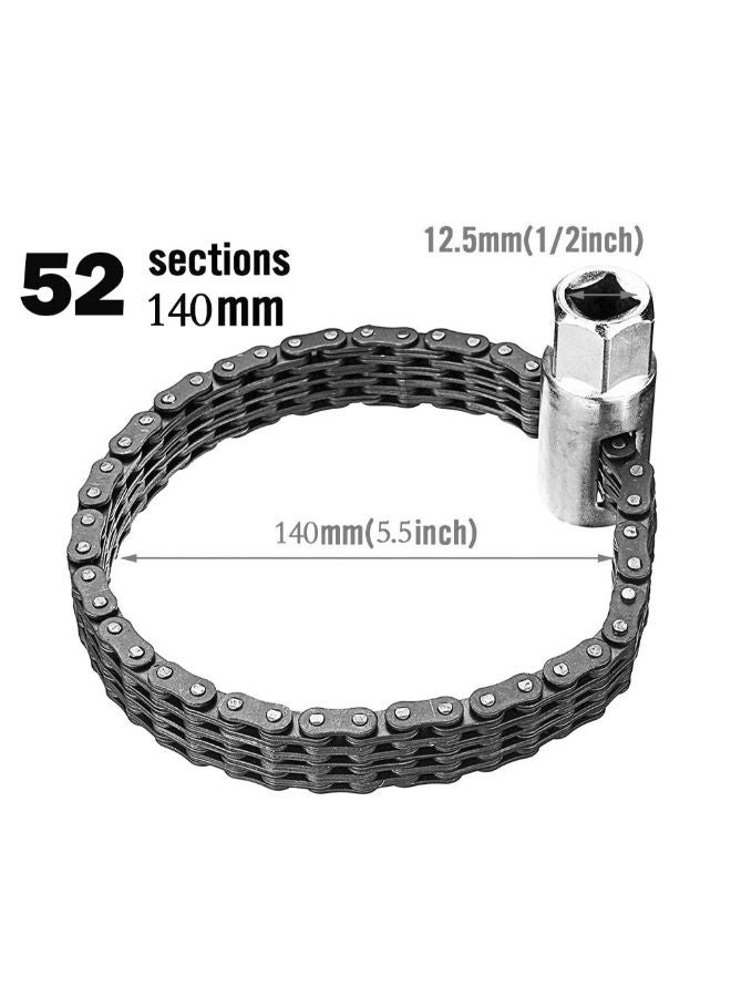 NIBEMINENT Oil Filter Chain Wrench Auto Repair Tool - Image 2