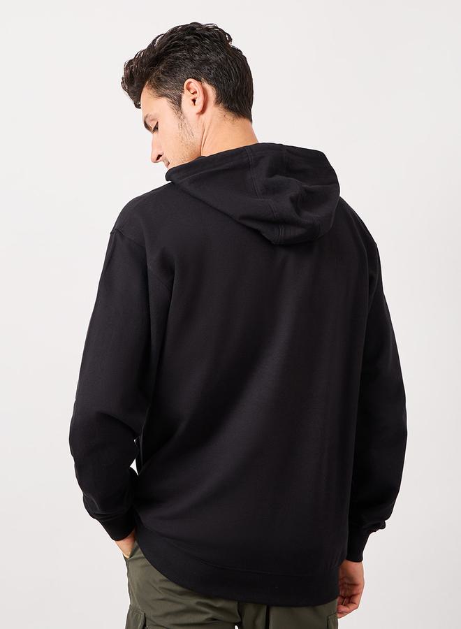 ستايلي هودي مريح بطبعة عالية الدقة من الصوف - Image 4