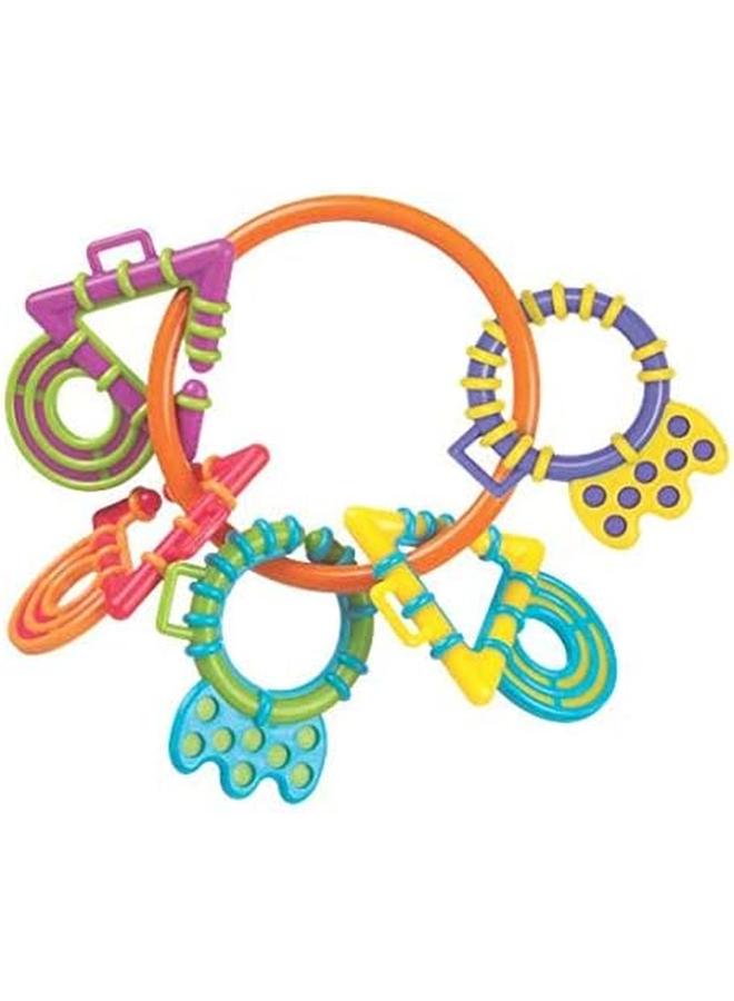 playgro Chewy Links Baby Teether Toy Multicolor Pg4011459 - Image 3
