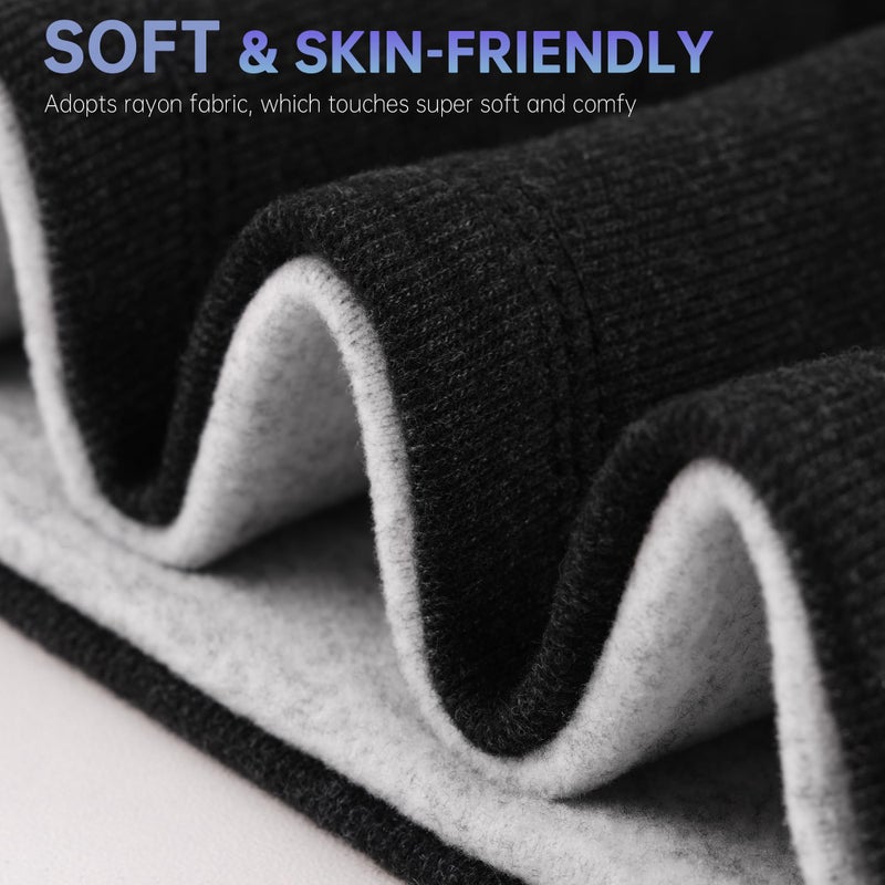 EXski Winter Neck Gaiter Warmer, Soft Fleece Face Mask Scarf for Cold Weather Skiing Cycling Outdoor Sports - Image 2