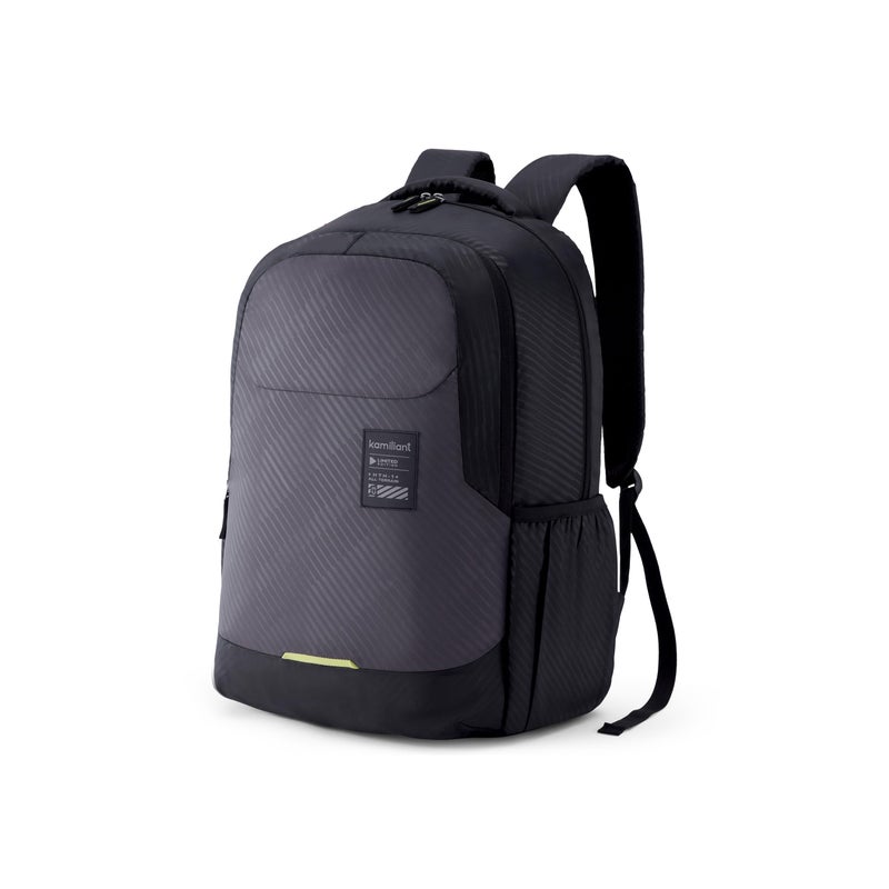 Kamiliant by American Tourister Biz Pro Casual Laptop Backpack with 15" Inch Laptop Compartment, 30 L Capacity, Ergonomically Designed with Bottle Holder for Men And Women - Black - Image 5