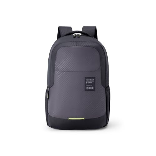 Kamiliant by American Tourister Biz Pro Casual Laptop Backpack with 15" Inch Laptop Compartment, 30 L Capacity, Ergonomically Designed with Bottle Holder for Men And Women - Black - Image 2