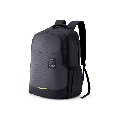 Kamiliant by American Tourister Biz Pro Casual Laptop Backpack with 15" Inch Laptop Compartment, 30 L Capacity, Ergonomically Designed with Bottle Holder for Men And Women - Black - Image 1