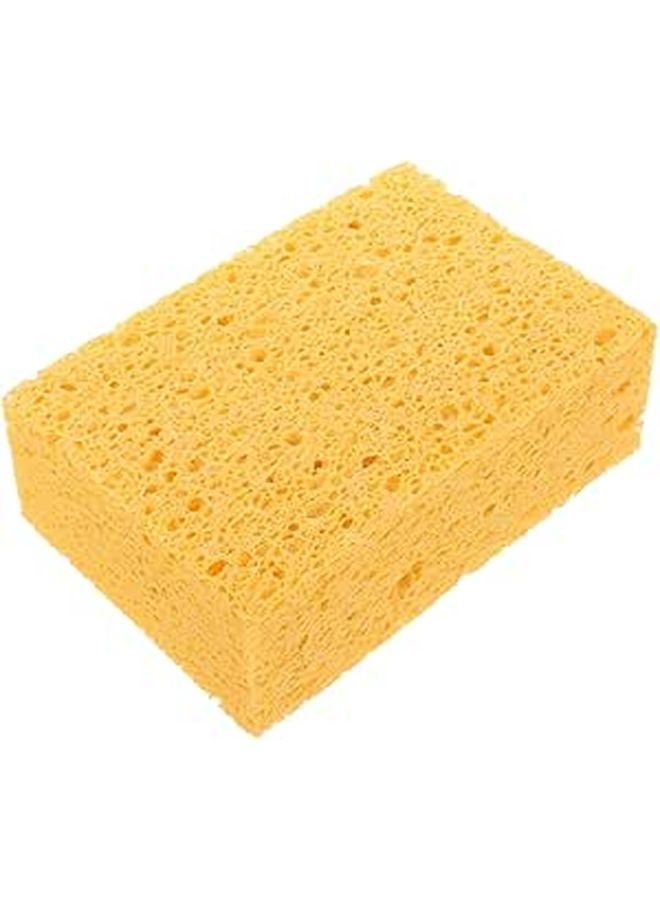 Reusable Thick Pulp Sponge 14x9x4cm for Microwave Oven Cleaning Dishwashing Kitchen Scrub - Image 1
