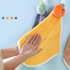 Niralasa Niralasa 2 Velvet Bow Hanging Hand Towels Strong Suction Dropping The Kitchen Bathroom Hand Towels - Image 5