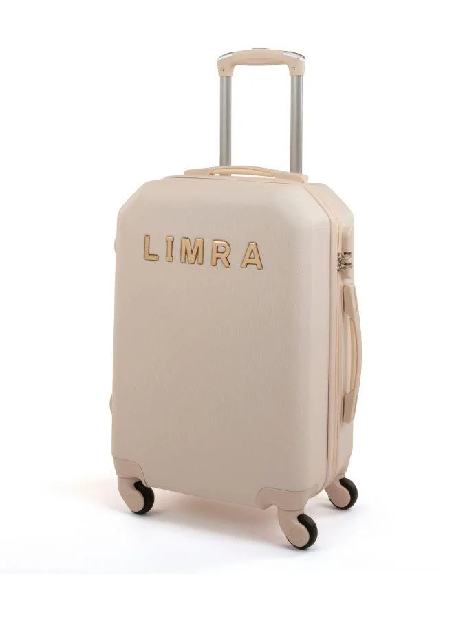 LIMRA luggage set 6 pieces travel bags with a distinctive design from limra beige