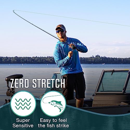 Piscifun Onyx Braided Fishing Line Advanced Superline Braid Lines 150Yd 6lb Blue - Image 5