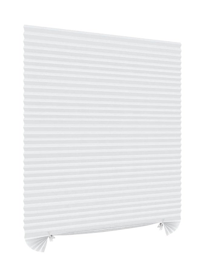 No Drill Blinds Non-woven Fabric Cut to Size Easy Fit Self Adhesive Stick On Blinds Pleated Temporary Shades - Image 1