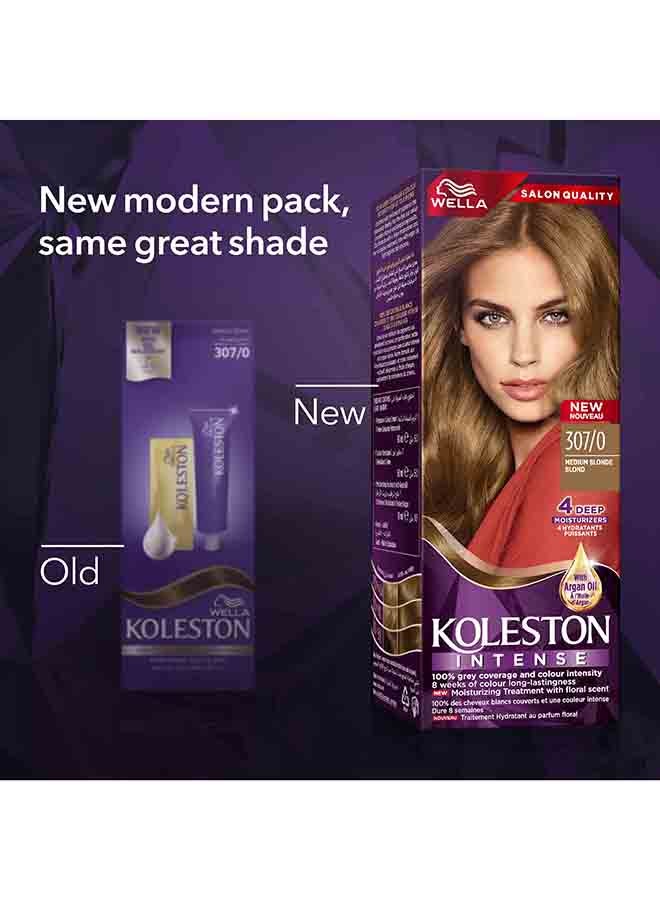 WELLA Koleston Intense Hair Color 307/0 Medium Blonde - Image 3