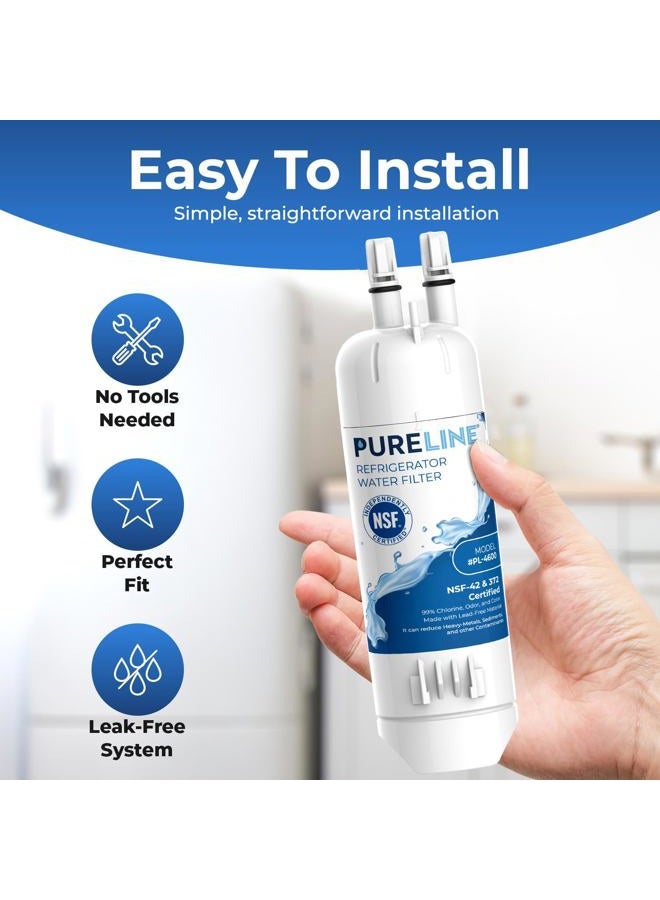 Pureline EDR1RXD1 Water Filter Replacement for Everydrop® Filter 1, W10295370A, P8RFWB2L, P4RFWB, EDR1RXD1B, Kenmore® 46-9081, 46-9930 Refrigerator Water Filter (3 Pack) - Image 5