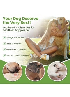 ResQ Organics Hot Spot Treatment For Dogs, Cats & Pet Wound Care: Healing Ointment For Pets Itchy Skin Relief, Dry Skin Treatment, Natural Allergy Relief, Dog Paw Balm + Manuka Honey, Aloe Vera, Vitamin E (2 Oz.)  - Image 4