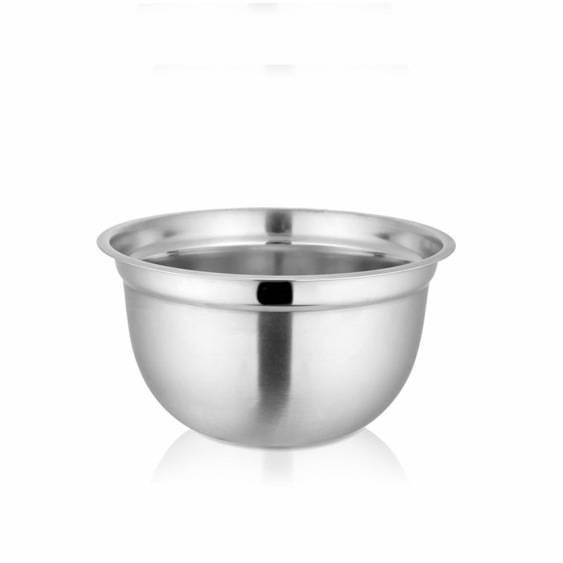 Shri & Sam Shri & Sam Stainless Steel Mixing Bowl, 21cm, Silver  - Image 1